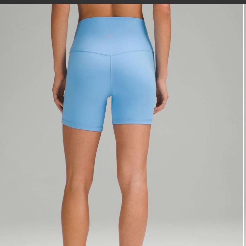 Lululemon Aero Blue Align High-Rise Short 6"